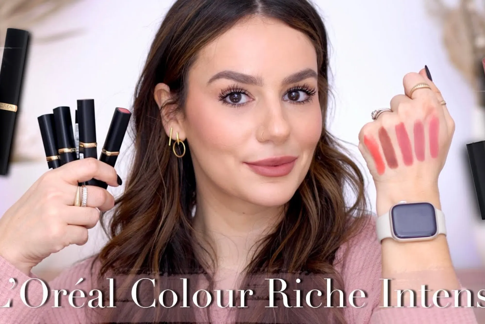 L'oreal color riche satin lipstick swatches